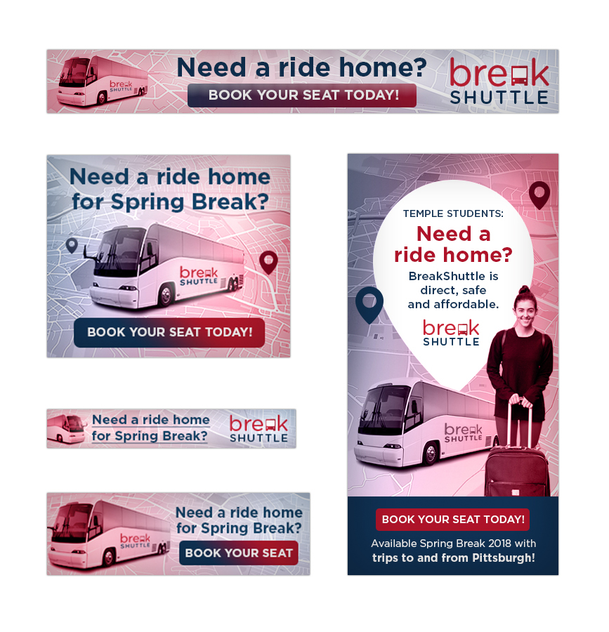 BreakShuttle Digital Advertisements