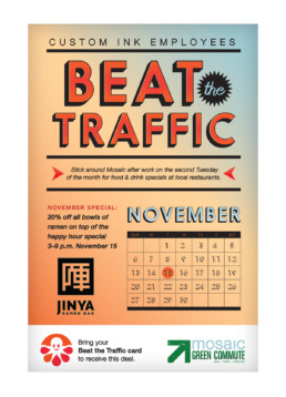 Beat The Traffic Poster