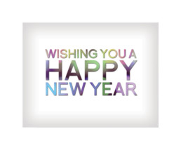 New Years Greeting Design