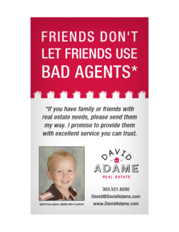 Bad Agent Postcard