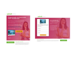Adroit Email and Landing Page