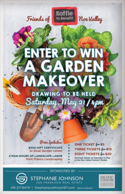 Garden Tour Raffle Poster